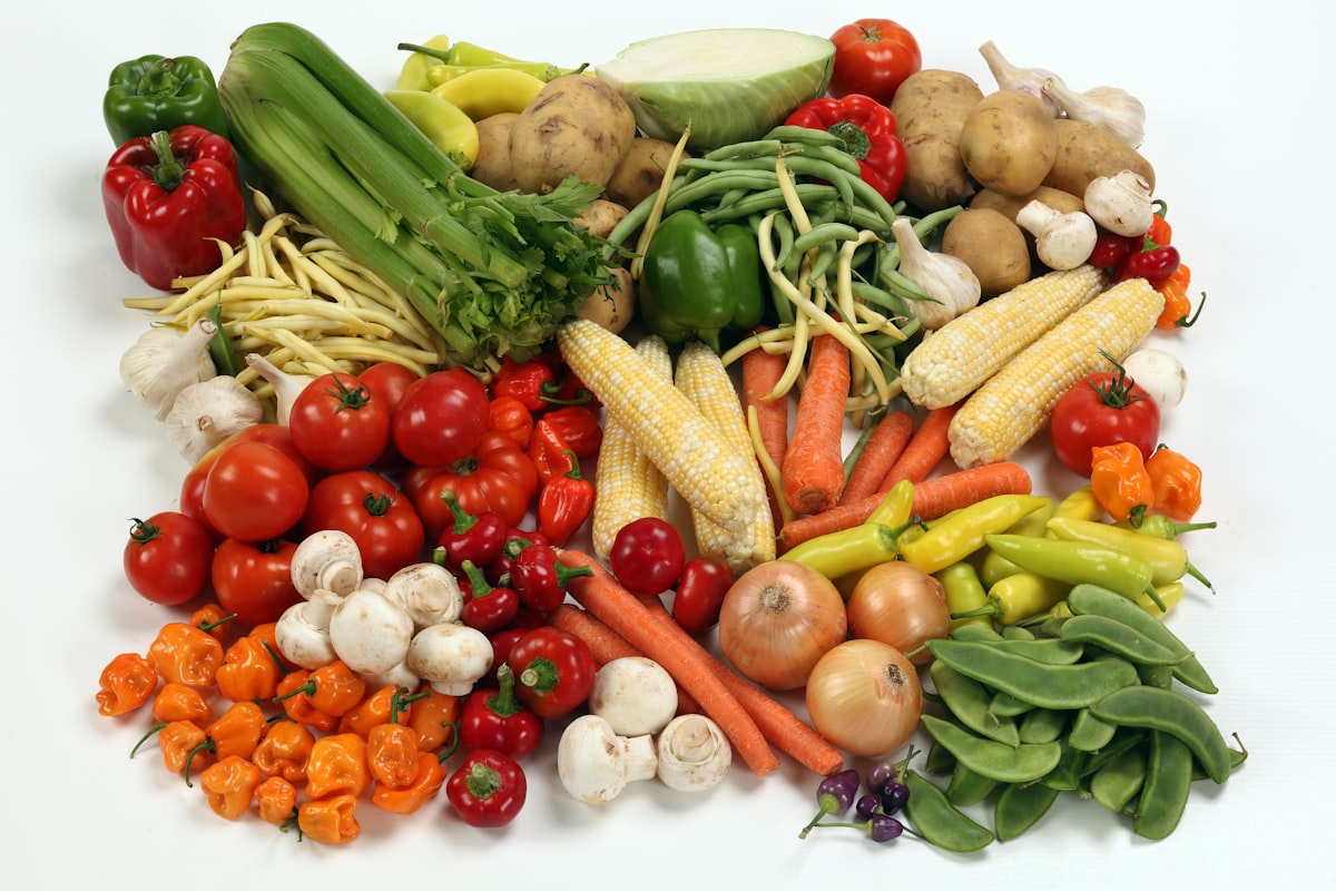 Gemüse und Obst - Ballaststoffreich